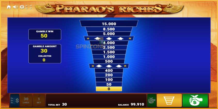 Pharaos Riches màquina de joc per diners, imatge 3