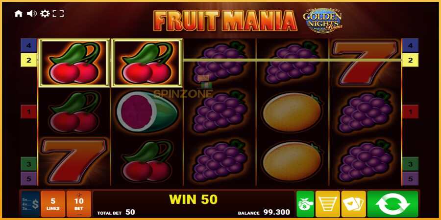 Fruit Mania Golden Nights màquina de joc per diners, imatge 2