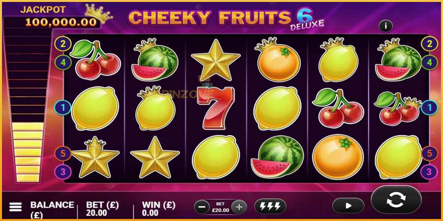 Cheeky Fruits 6 Deluxe màquina de joc per diners, imatge 4