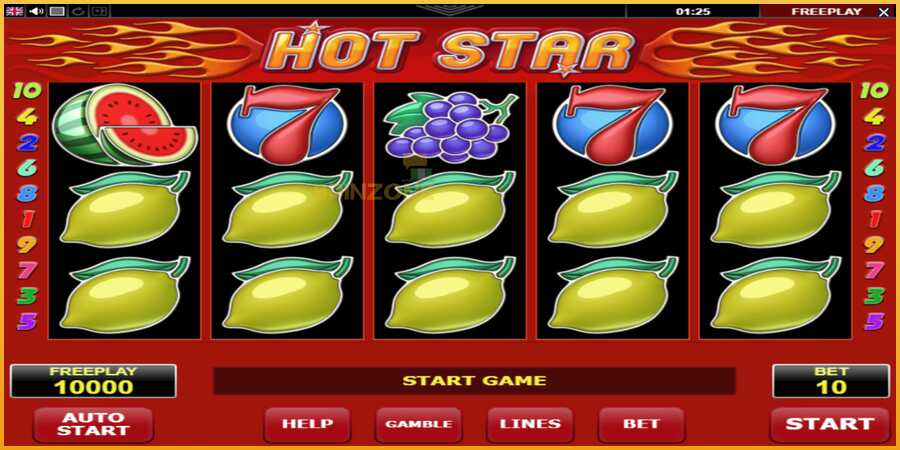 Hot Star màquina de joc per diners, imatge 2