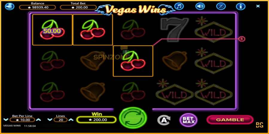 Vegas Wins màquina de joc per diners, imatge 3