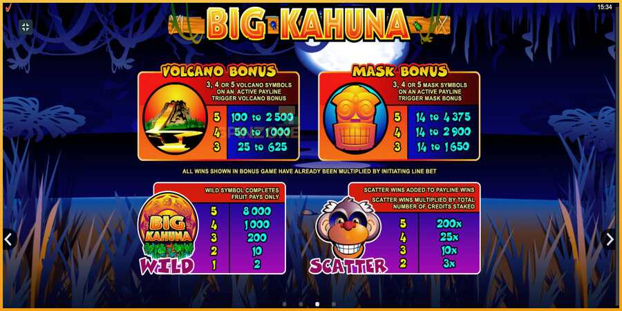 Big Kahuna màquina de joc per diners, imatge 6