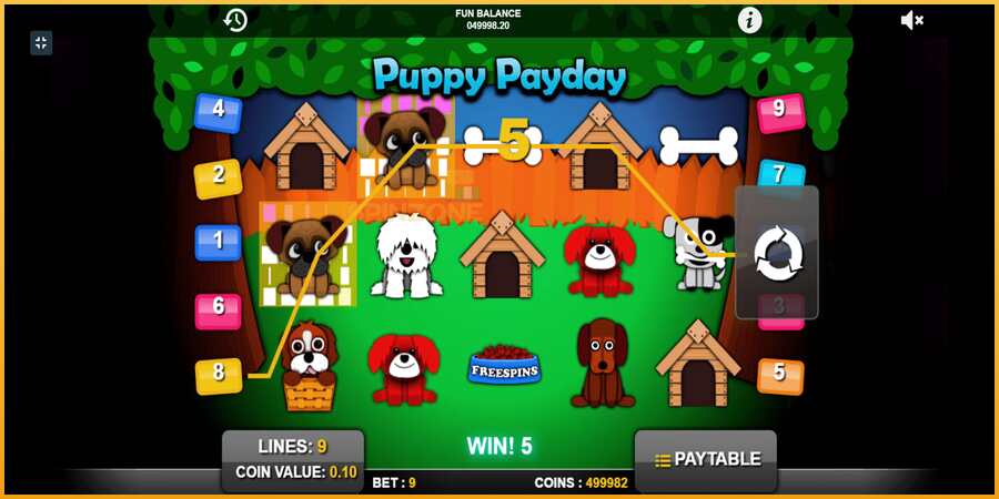 Puppy Payday màquina de joc per diners, imatge 3