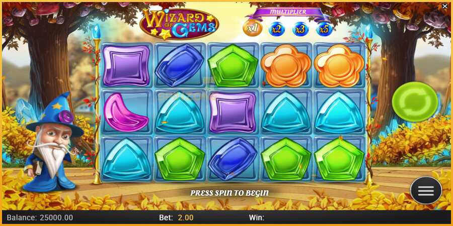 Wizard of Gems màquina de joc per diners, imatge 1