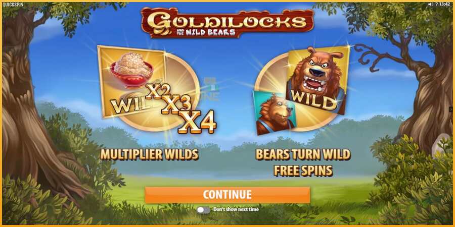 Goldilocks and the Wild Bears màquina de joc per diners, imatge 1