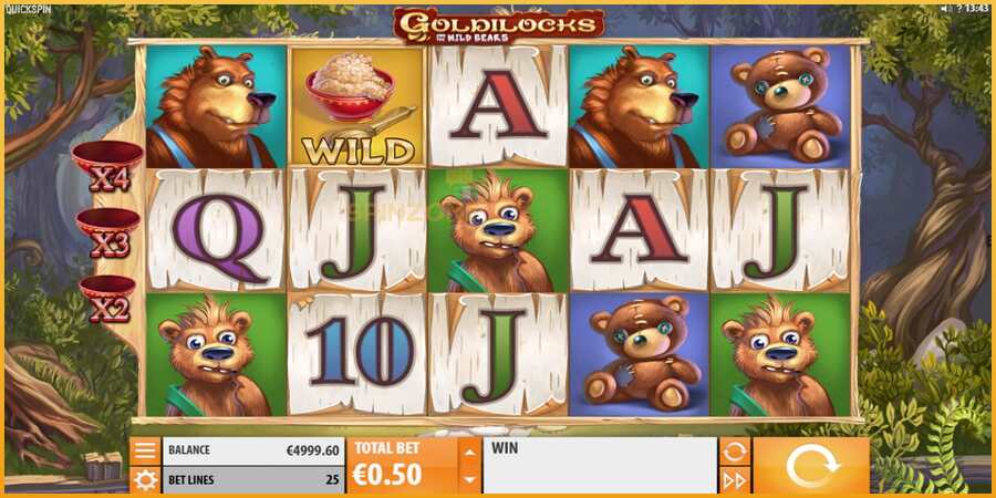 Goldilocks and the Wild Bears màquina de joc per diners, imatge 2