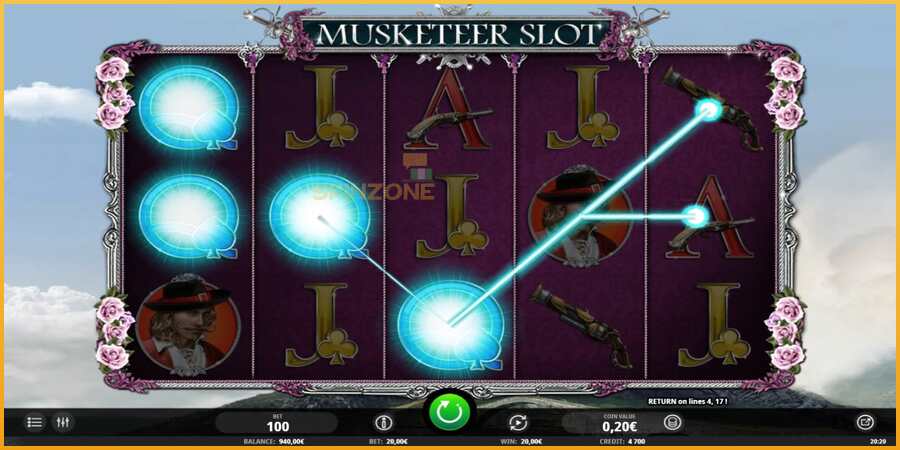 Musketeer Slot màquina de joc per diners, imatge 3