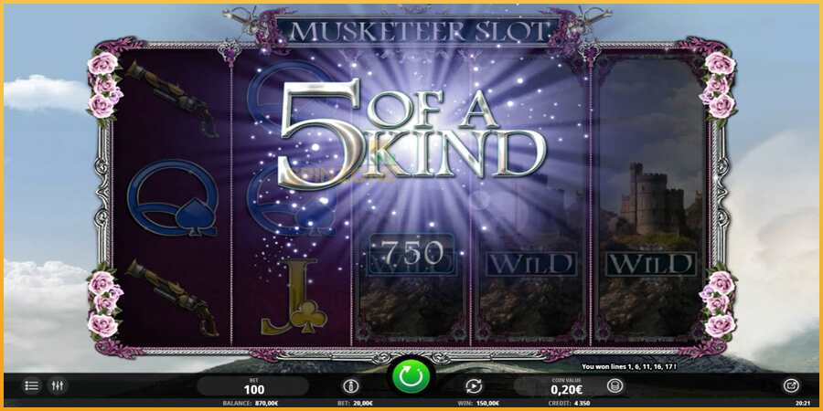 Musketeer Slot màquina de joc per diners, imatge 4