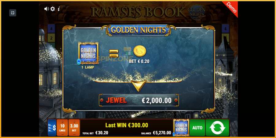 Ramses Book Golden Nights màquina de joc per diners, imatge 4