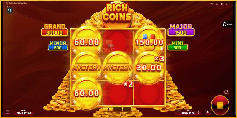 Rich Coins Hold and Spin màquina de joc per diners, imatge 4