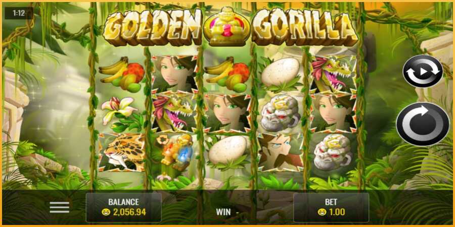 Golden Gorilla màquina de joc per diners, imatge 1