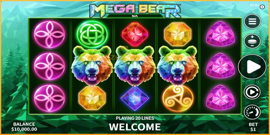 Mega Bear màquina de joc per diners, imatge 2