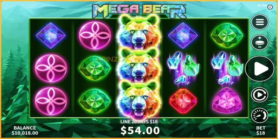 Mega Bear màquina de joc per diners, imatge 3