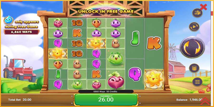 Farmland Frenzy Maxways màquina de joc per diners, imatge 3