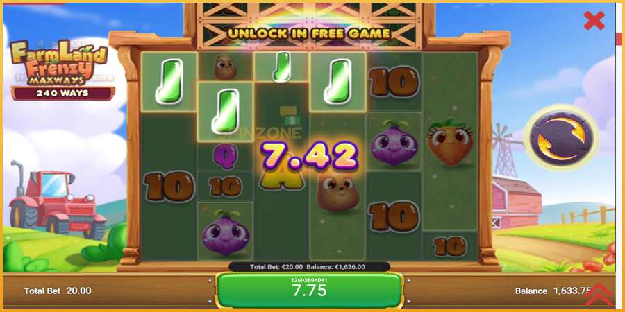 Farmland Frenzy Maxways màquina de joc per diners, imatge 4