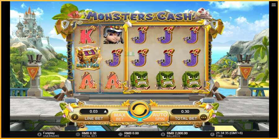 Monsters Cash màquina de joc per diners, imatge 2