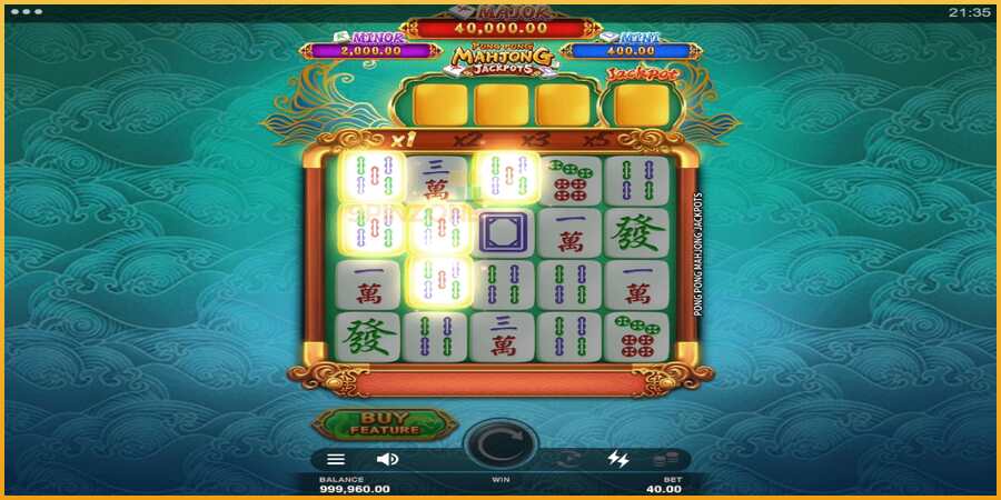 Pong Pong Mahjong Jackpots màquina de joc per diners, imatge 2