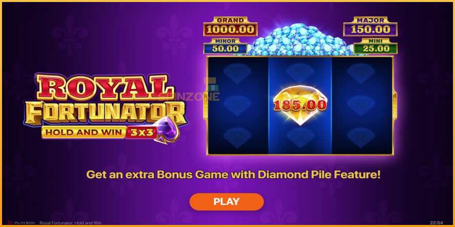 Royal Fortunator: Hold and Win màquina de joc per diners, imatge 1