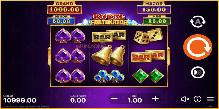 Royal Fortunator: Hold and Win màquina de joc per diners, imatge 2