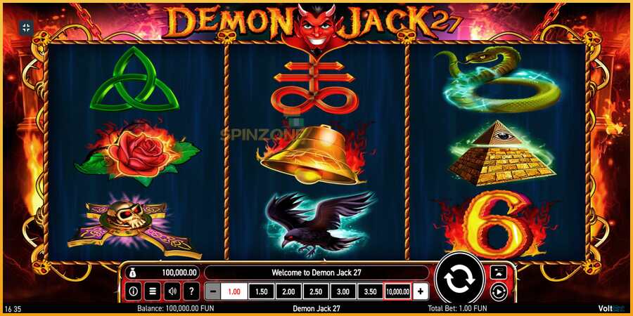 Demon Jack 27 màquina de joc per diners, imatge 1