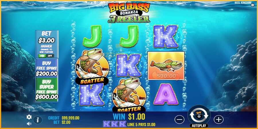 Big Bass Bonanza 3 Reeler màquina de joc per diners, imatge 2