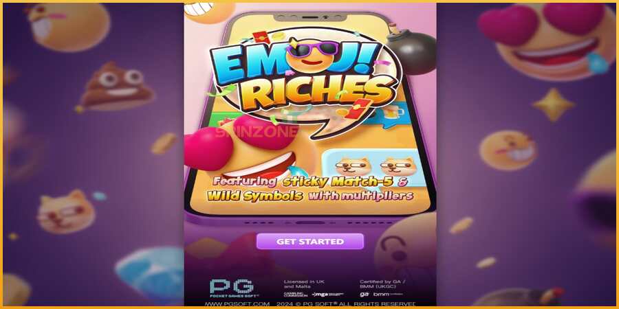 Emoji Riches màquina de joc per diners, imatge 1