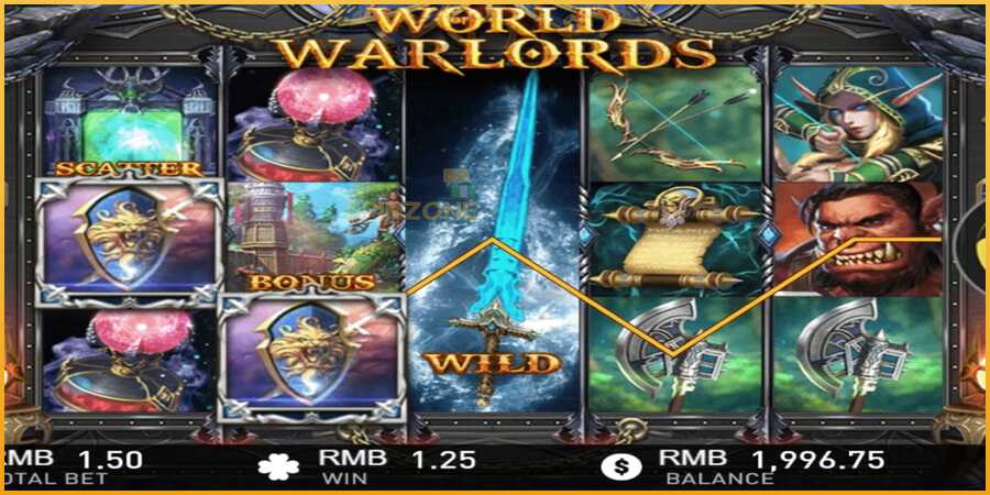 World of Warlords màquina de joc per diners, imatge 3