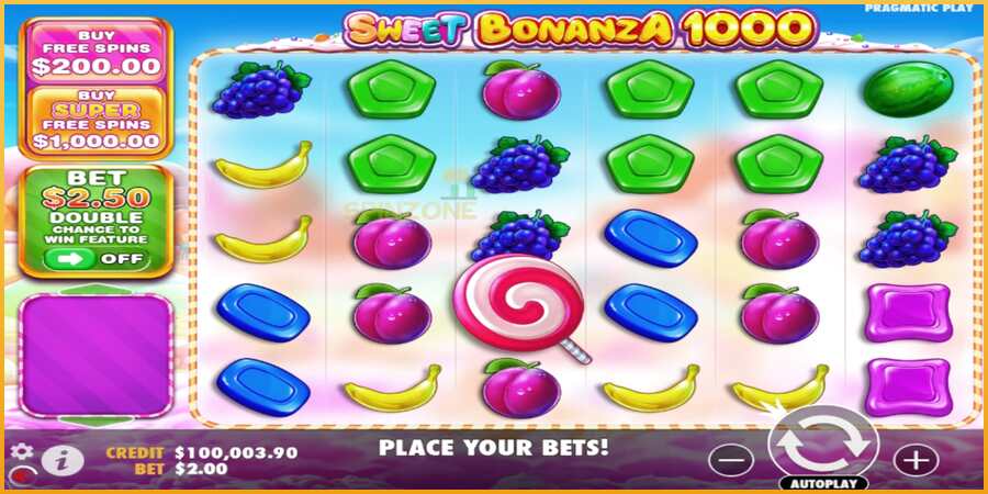 Sweet Bonanza 1000 màquina de joc per diners, imatge 2