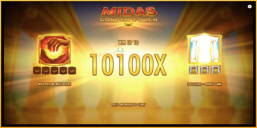 Midas Golden Touch màquina de joc per diners, imatge 1