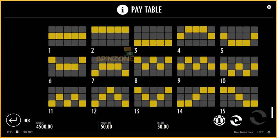 Midas Golden Touch màquina de joc per diners, imatge 7
