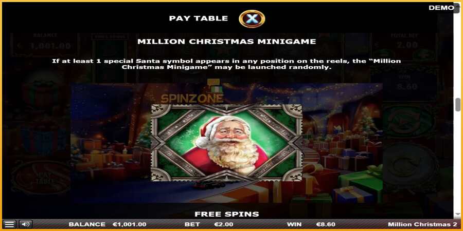 Million Christmas 2 màquina de joc per diners, imatge 5