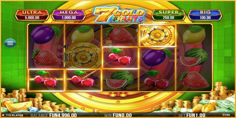 7 Gold Fruits màquina de joc per diners, imatge 3