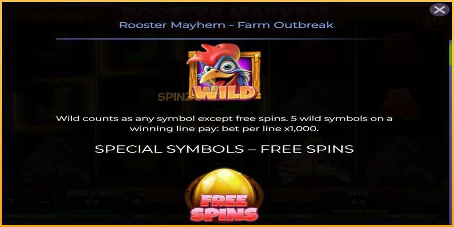 Rooster Mayhem Farm Outbreak màquina de joc per diners, imatge 4