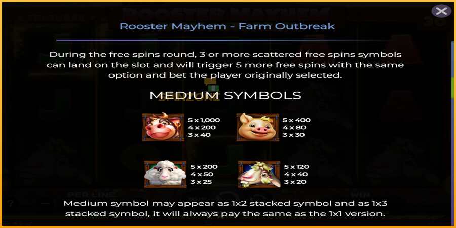 Rooster Mayhem Farm Outbreak màquina de joc per diners, imatge 5