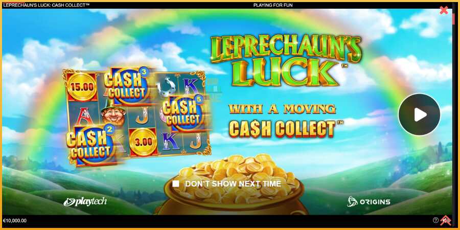 Leprechauns Luck Cash Collect Megaways PowerPlay Jackpot màquina de joc per diners, imatge 1