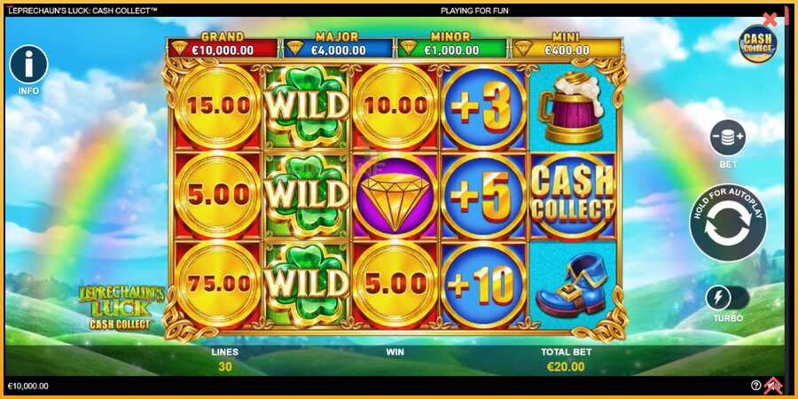 Leprechauns Luck Cash Collect Megaways PowerPlay Jackpot màquina de joc per diners, imatge 2