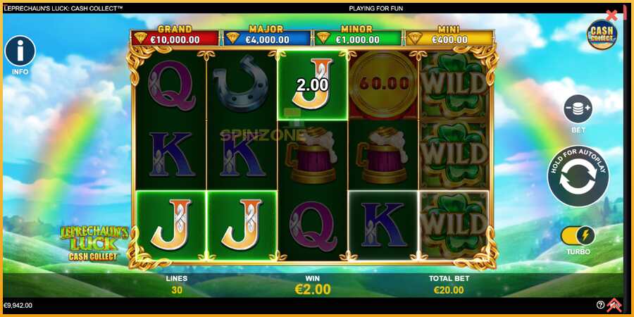 Leprechauns Luck Cash Collect Megaways PowerPlay Jackpot màquina de joc per diners, imatge 3