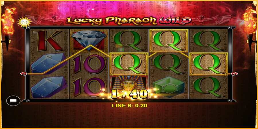 Lucky Pharaoh Wild màquina de joc per diners, imatge 3