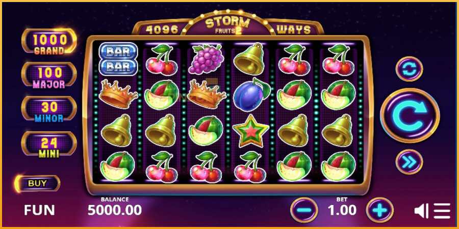 Storm Fruits 2 màquina de joc per diners, imatge 1