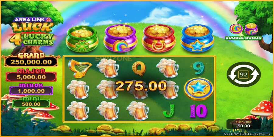 Area Link Luck 4 Lucky Charms màquina de joc per diners, imatge 5