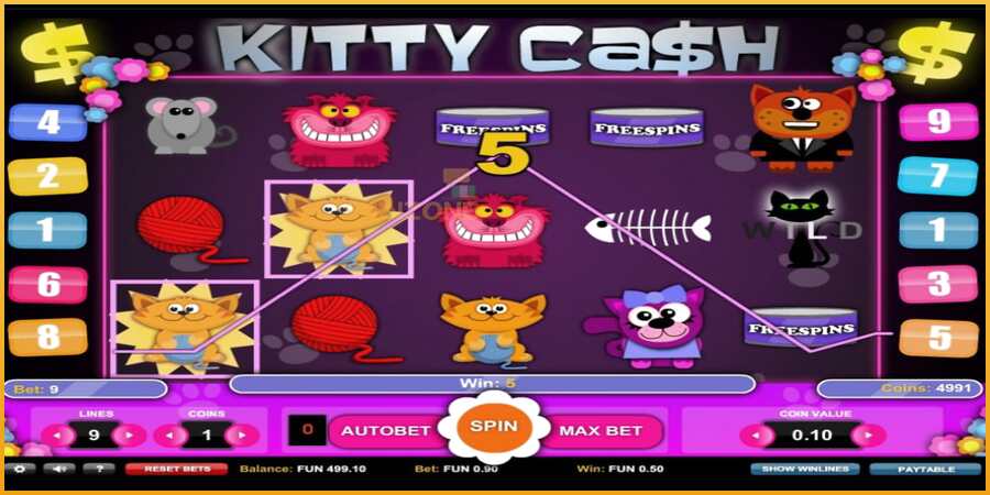 Kitty Cash màquina de joc per diners, imatge 3