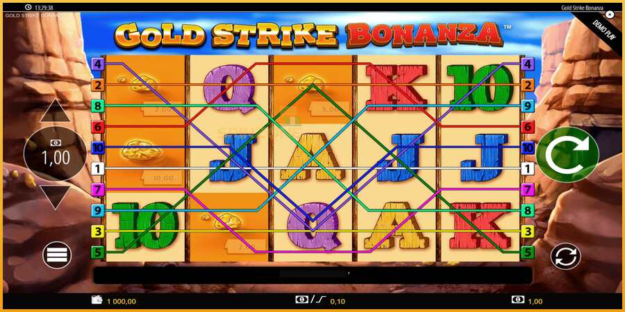 Gold Strike Bonanza màquina de joc per diners, imatge 1