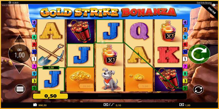 Gold Strike Bonanza màquina de joc per diners, imatge 2