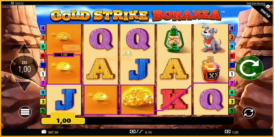 Gold Strike Bonanza màquina de joc per diners, imatge 5