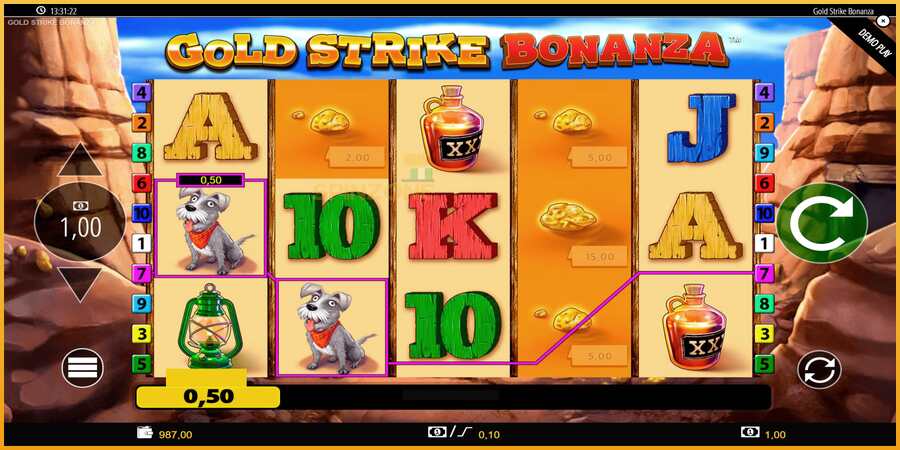 Gold Strike Bonanza màquina de joc per diners, imatge 6