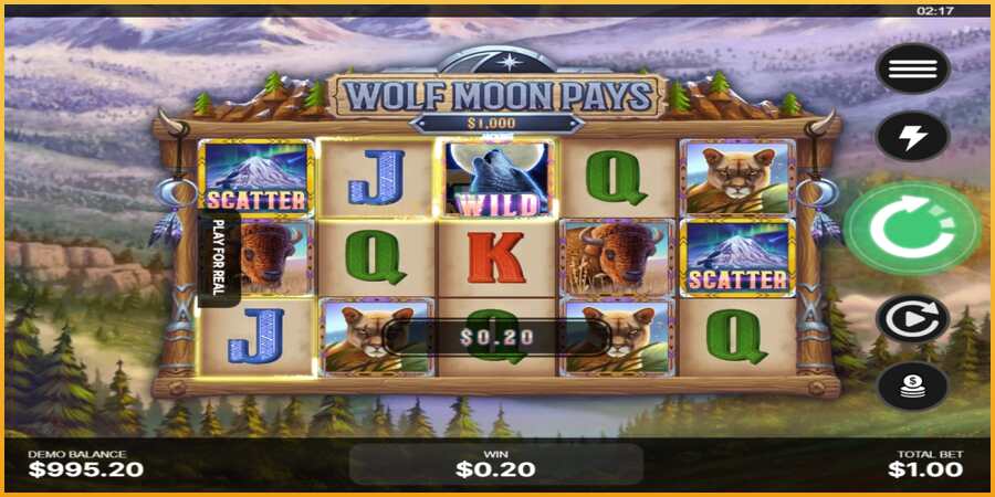 Wolf Moon Pays màquina de joc per diners, imatge 3