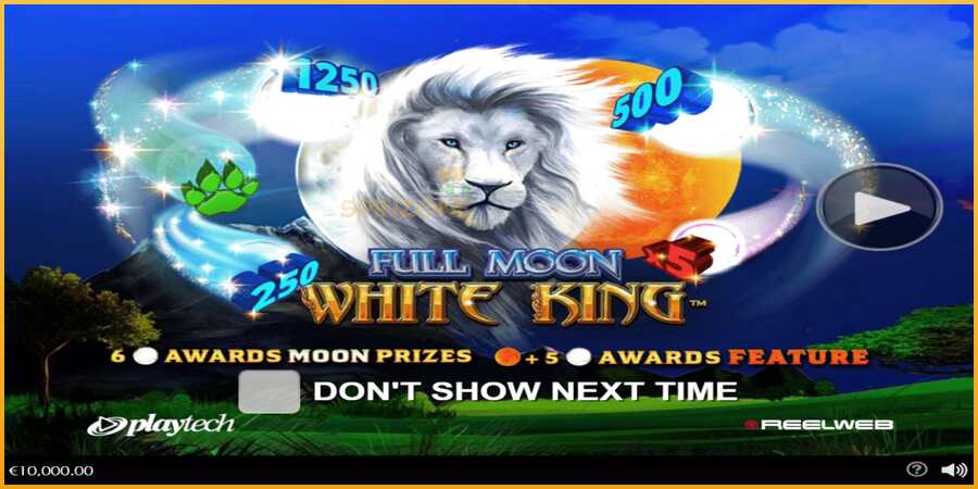 Full Moon: White King màquina de joc per diners, imatge 1