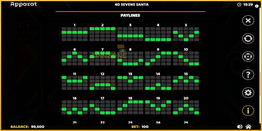 40 Sevens Santa màquina de joc per diners, imatge 7