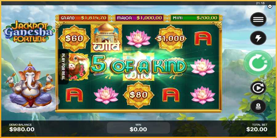 Jackpot Ganesha Fortune màquina de joc per diners, imatge 3