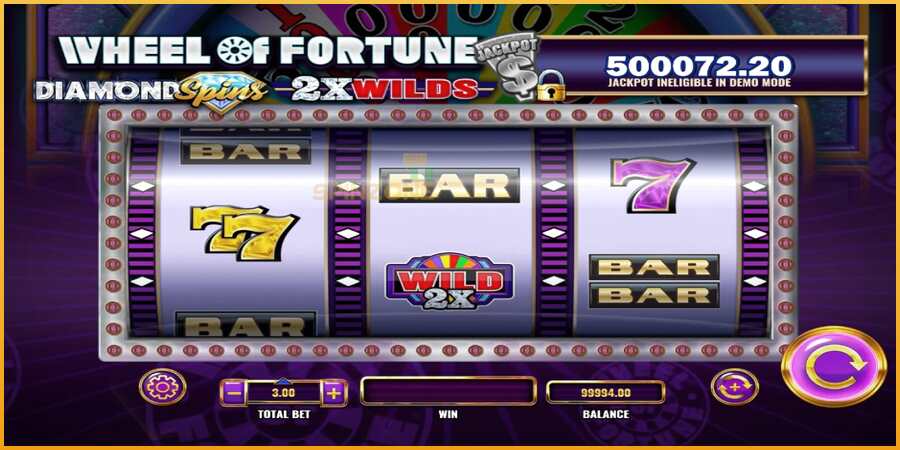 Wheel of Fortune Diamond Spins 2x Wilds màquina de joc per diners, imatge 2